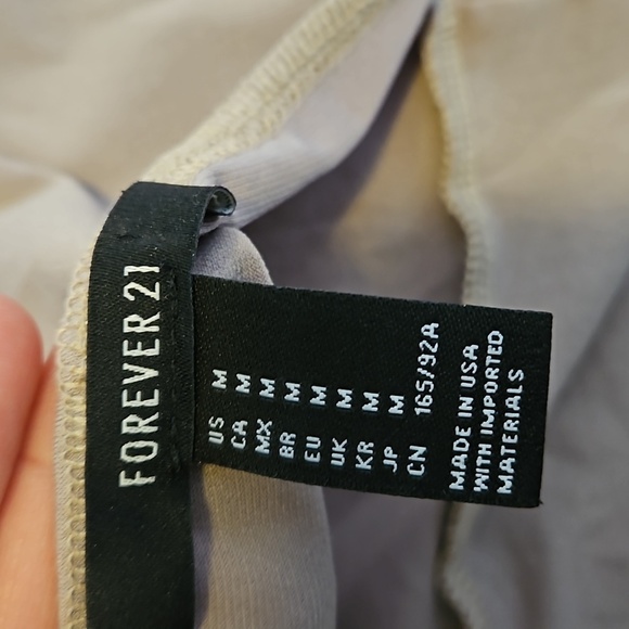 Taupe Floor Length Dress With 2 leg Slits Size M - Picture 4 of 8